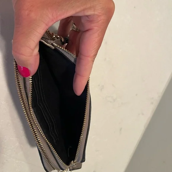 Coach Pewter Wristlet with Strap - Picture 5 of 5